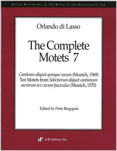 O. di Lasso: The Complete Motets 7, 5-6Ges (Part.)