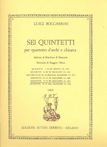 L. Boccherini: Quintetto V