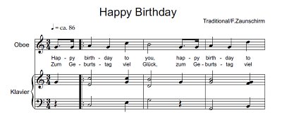 DL: Happy Birthday to You, ObKlav