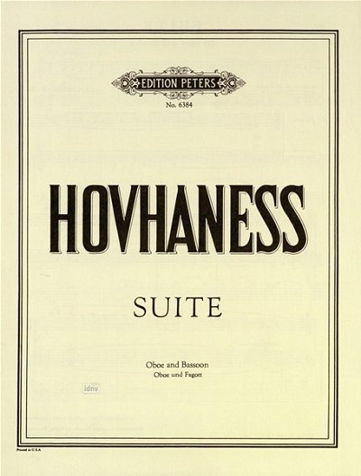 A. Hovhaness: Suite Op 23