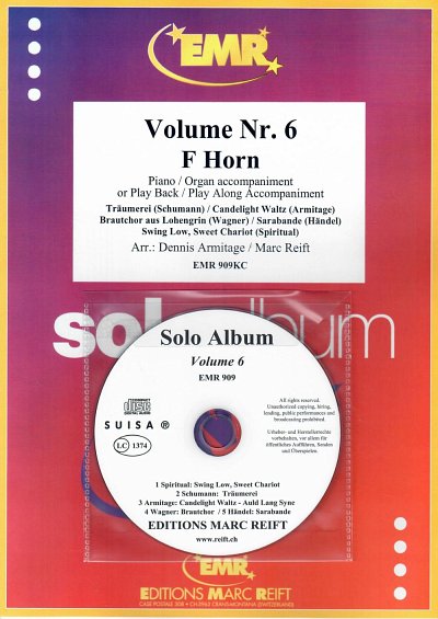 M. Reift: Solo Album Volume 06, HrnOrg/Klav (+CD)