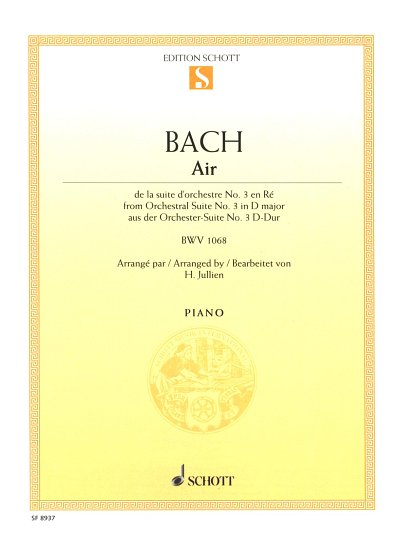 J.S. Bach: Air D-Dur BWV 1068, Klav
