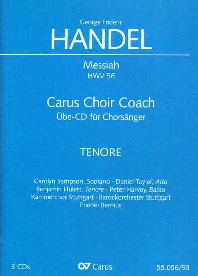 G.F. Haendel: Messiah HWV 56 - Carus, 4GesGchOrcBc (CD Tenor