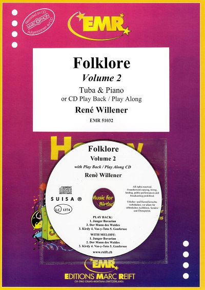 R. Willener: Folklore Volume 2, TbKlav (+CD)