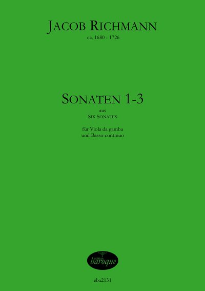 J. Richmann: Sonaten 1-3, VdgBc (Pa+St)