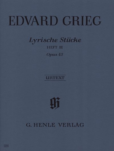 E. Grieg: Lyrische Stücke III op. 43, Klav