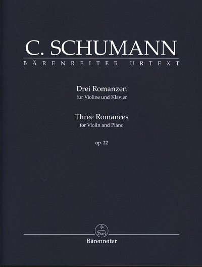 C. Schumann: Drei Romanzen op. 22, VlKlav (KlavpaSt)
