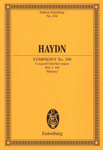 J. Haydn: Sinfonie 100 G-Dur Hob 1/100 (Militaer) Eulenburg 