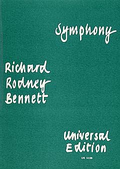 R.R. Bennett: Symphonie Nr. 1  (Stp)