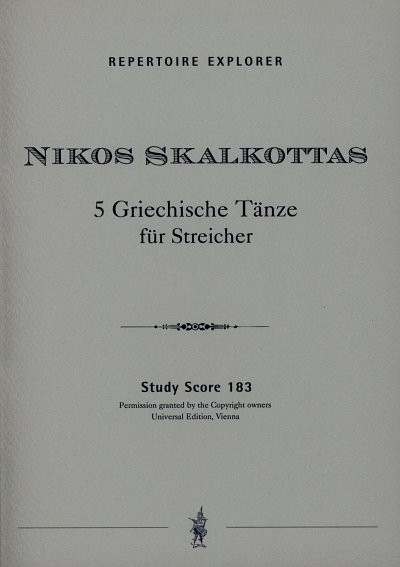 N. Skalkottas: 5 griechische Tänze, Stro (Stp)