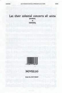 G.F. Händel: Let Their Celestial Concerts (S, GchKlav (Chpa)
