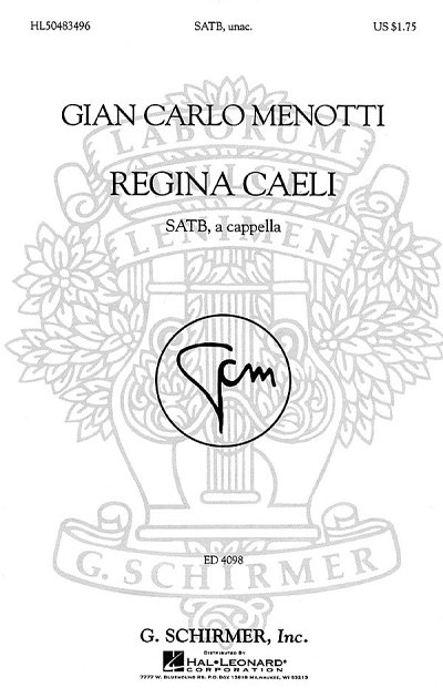 G.C. Menotti: Regina Caeli, GCh8 (Chpa)