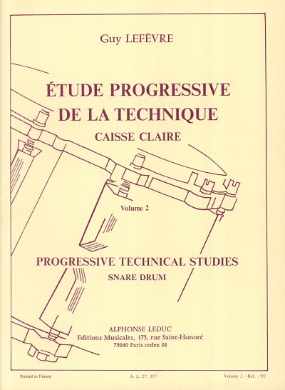 J.-X. Lefèvre: Études progressives de la technique 2, Kltr