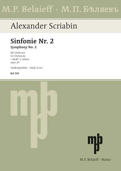 DL: A. Skrjabin: Sinfonie Nr. 2 c-Moll, Orch (Stp)