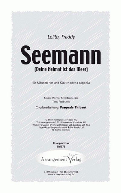W. Scharfenberger: Seemann, Mch4Klav (Chpa)