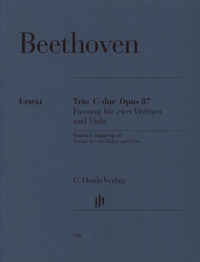 L. v. Beethoven: Trio C-Dur op. 87, 2VlVla (Stsatz)