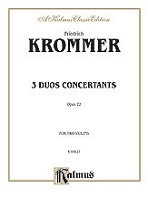 DL: F.K.K. Friedrich: Krommer: Three Duos Concertant, 2Vl (S