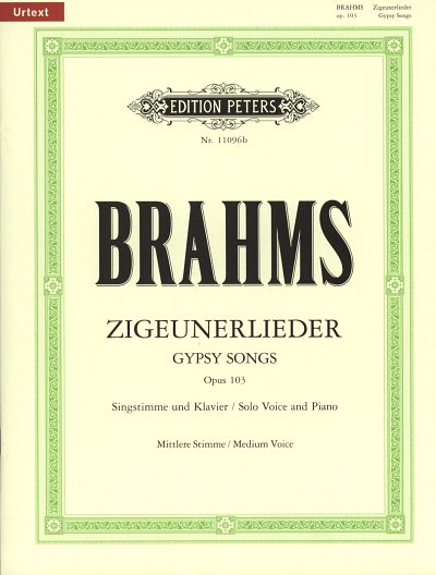 J. Brahms: Zigeunerlieder op. 103, GesMKlav (Klavpa)