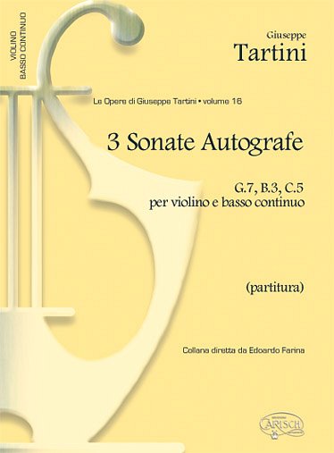 G. Tartini: 3 Sonate Autografe, VlBc