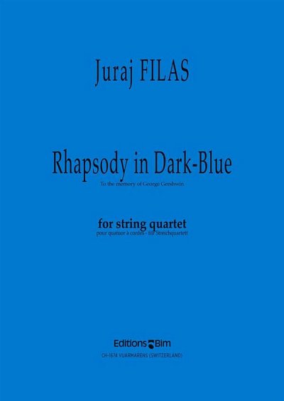 J. Filas: Rhapsodie in Dark Blue, 2VlVaVc (Pa+St)