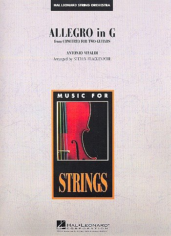 A. Vivaldi: Allegro in G, Stro (Pa+St)