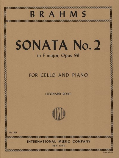 J. Brahms: Sonata N. 2 Fa Op. 99 (Rose) (Bu)