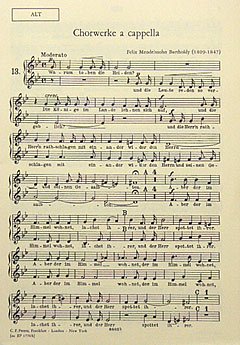 F. Mendelssohn Bartholdy: Kirchenmusik, Band 2: Werke für gemischten Chor a cappella