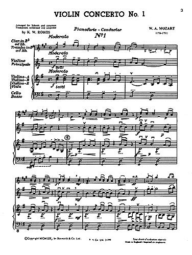 Violin Concerto No.1 Rokos (Advanced), Sinfo (Bu)