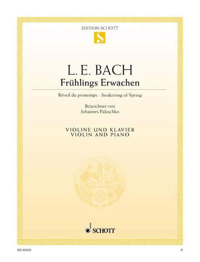 DL: L.E. Bach: Frühlings Erwachen E-Dur, VlKlav