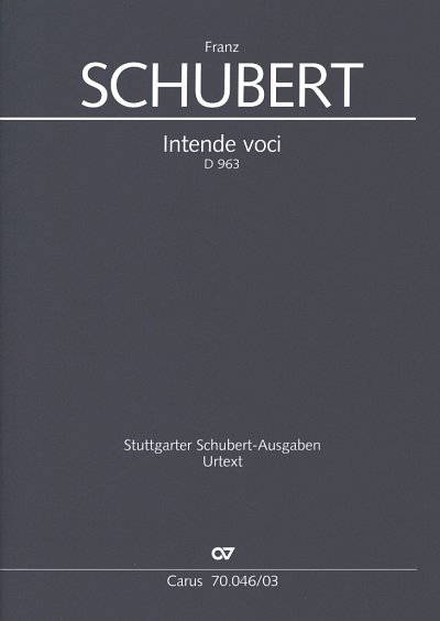 F. Schubert: Intende voci, GesTGchOrch (KA)