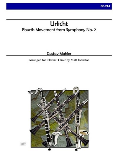 G. Mahler: Urlicht from Symphony No. 2 for Clarinet  (Pa+St)