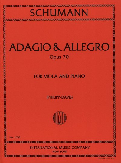 R. Schumann: Adagio and Allegro op.70, VaKlv (KlavpaSt)