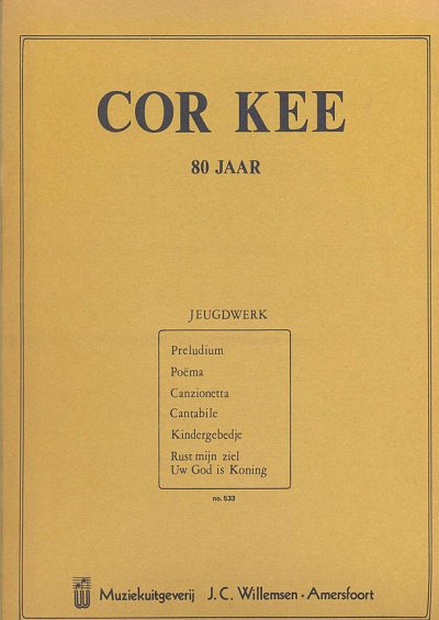 Cor Kee 80 Jaar, Org