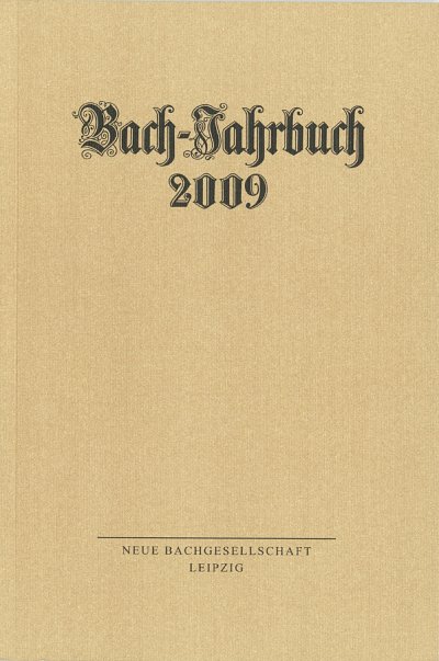 Bach-Jahrbuch 2009 (Bu)