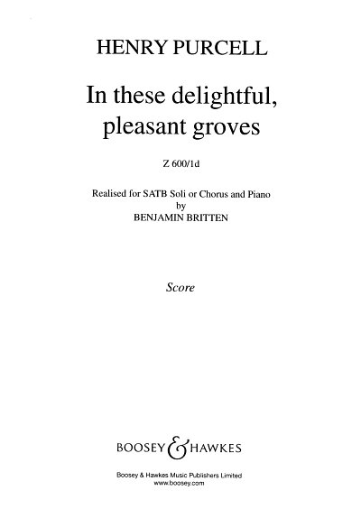 H. Purcell: In These Delightful, Pleasant Groves (Chpa)