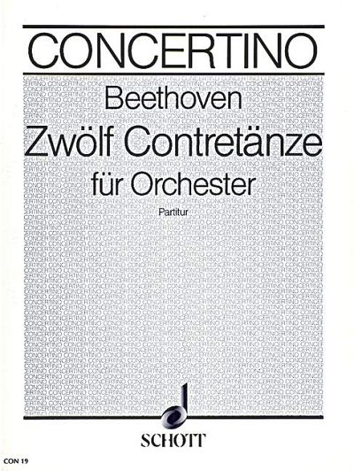DL: L. v. Beethoven: Zwölf Contretänze, Orch (Part.)