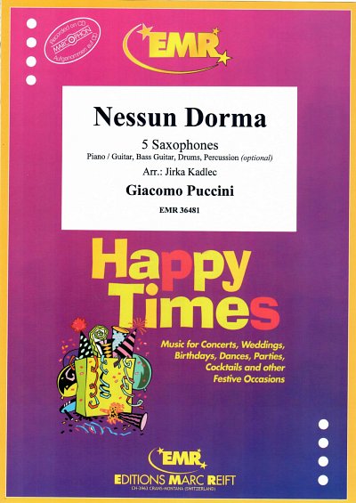 G. Puccini: Nessun Dorma, 5Sax
