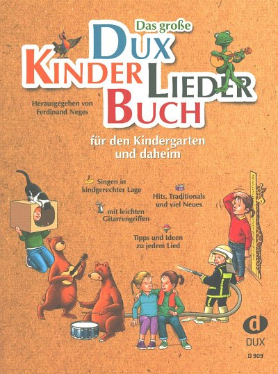 Das große DUX-Kinderliederbuch, Kst;Git/Klav (LB)