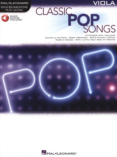 Classic Pop Songs (Viola), Va (+Audiod)