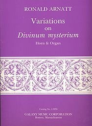R. Arnatt: Variations on Divinum mysterium (Bu)