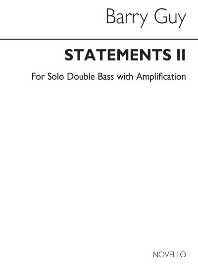 Statements II for Double Bass, Kb