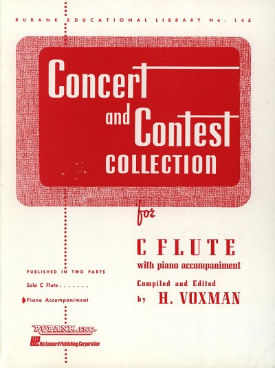 H. Voxman: Concert and Contest Collection, FlKlav (Klavbegl)