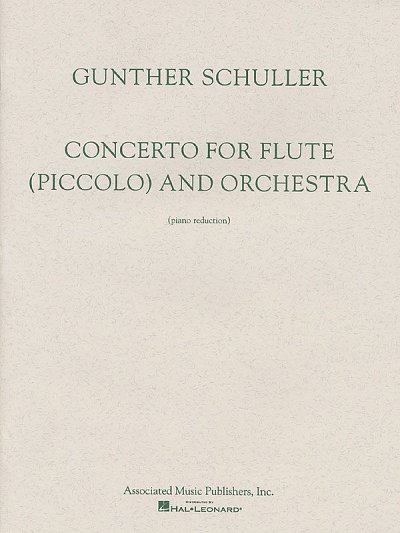 G. Schuller: Concerto for Flute (Piccolo), FlKlav (KlavpaSt)