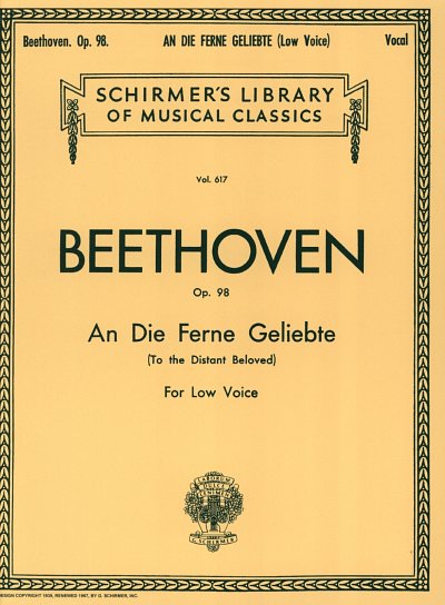 L. v. Beethoven: An die ferne Geliebte op. 98, GesTiKlav