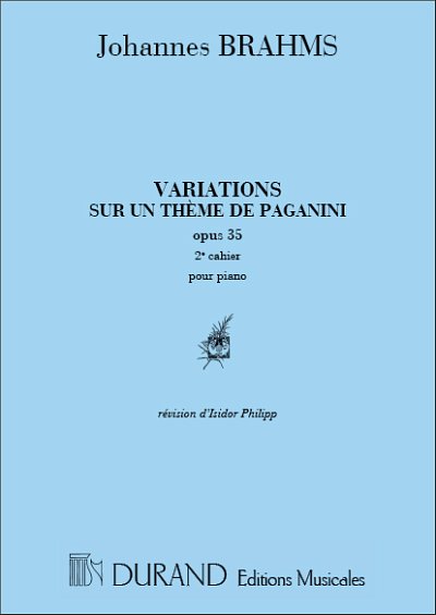 J. Brahms: Variations Op 35 Vol 2 (Paganini , Klav