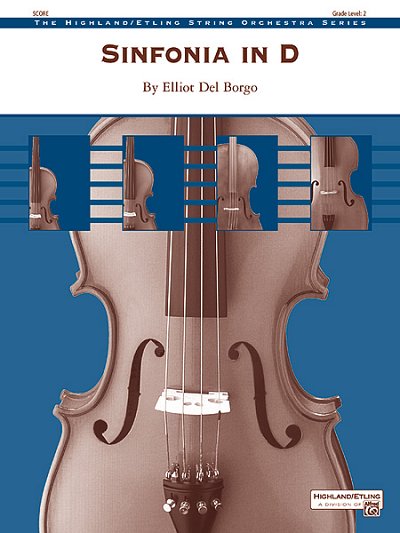 E. del Borgo: Sinfonia in D, Stro (Part.)