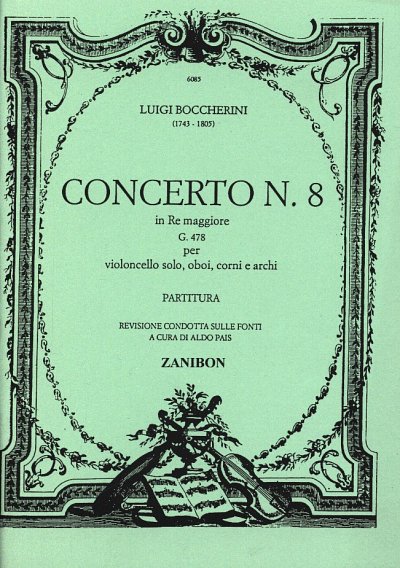 L. Boccherini: Concerto 8 D-Dur