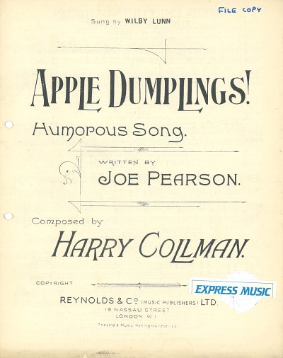 H. Collman y otros.: Apple Dumplings