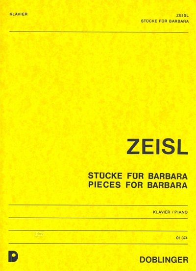 Zeisl Erich: Stuecke Fuer Barbara - Pieces For Barbara