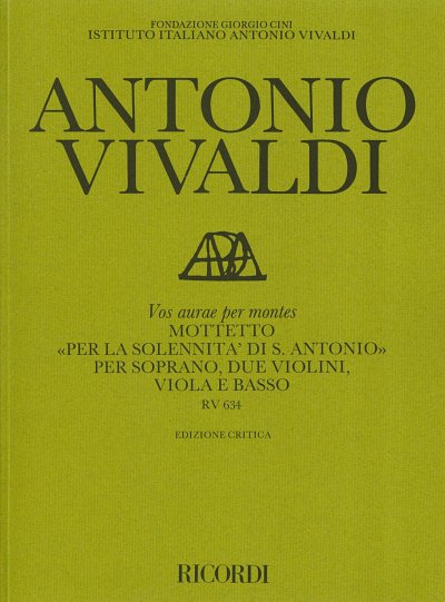 A. Vivaldi: Vos Aurae Per Montes Rv 634 (Part.)